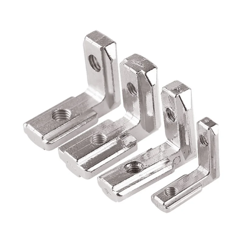 T Slot L-shape Interior Inside Corner Connector Joint Bracket For 4040