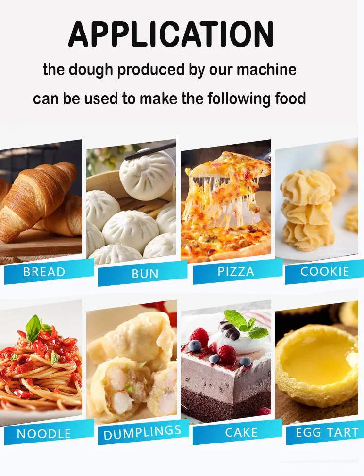 CE 20 25 30 40 50 60 100 l litre liter industrial cake bread dough baking mixer machine maize corn flour ribbon mixing equipment