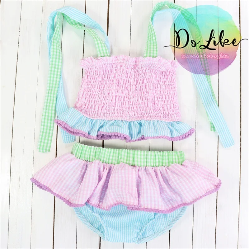 Boutique mermaid children baby swimwear(old) 2024 girls swimwear bikinis beachwear children swimsuit