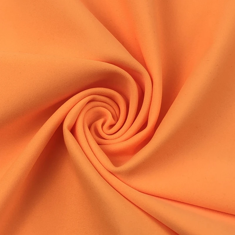 plain dye lightweight breathable full dull spandex 18% nylon 82% kitted stretch swimwear fabric