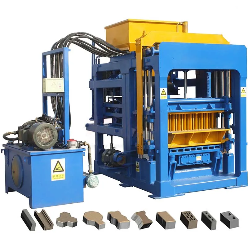 concrete block making machine manual  lowest price bricks making machine