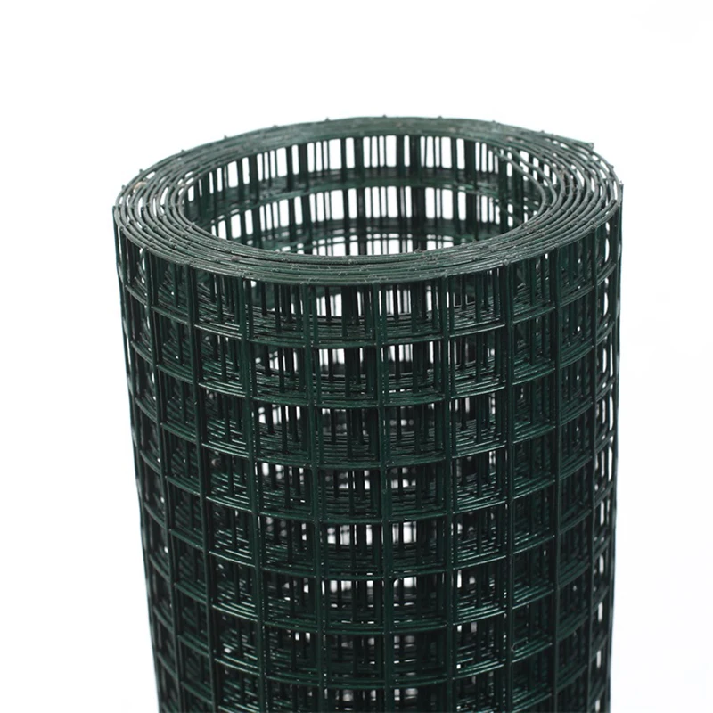 Welded Wire Mesh Sheet Stainless Steel Black Surface Technique  Material Green Fencing Net Iron Wire Mesh