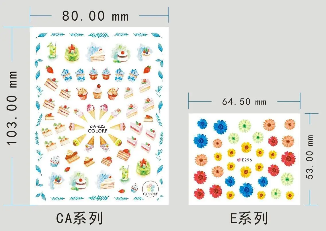 
CA100-117 Hot Selling Fashion Art Nail Sticker Wholesale Diy Nail Art Decoration Sticker 