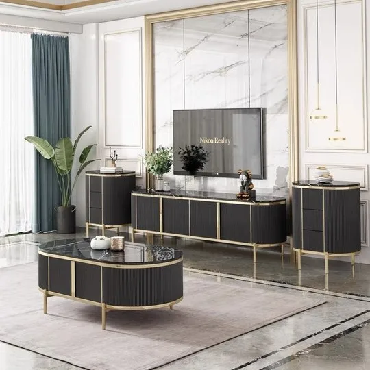 Роскошный шкаф для столовой, современные боковые панели, шкаф-сервант для гостиной, шкаф для хранения с рамой из нержавеющей стали