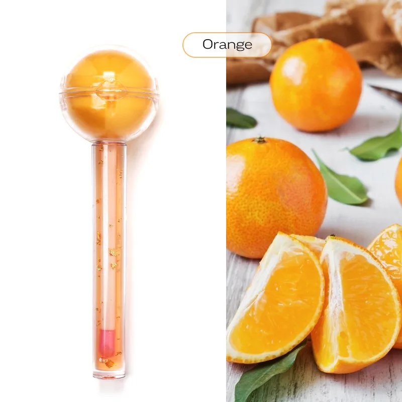 Lollipop Custom Lip Gloss Packaging Logo Collagen Kissing Fruit Essential Oil For key Chain Lip Gloss Lipstick Set