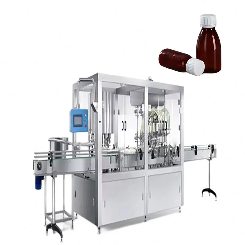 Syrup Bottle Filling And Washing Line For Vitamin Syrup				 Purge Rinse System