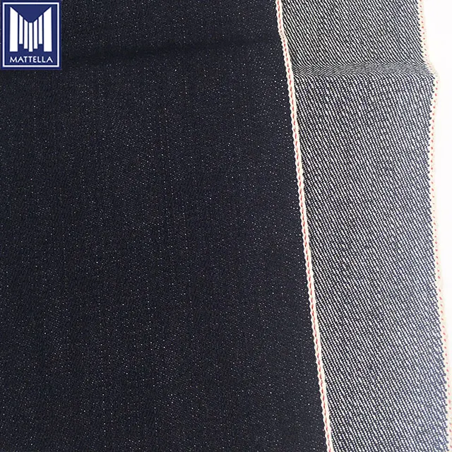 100% Cotton Soft Warp Slub 17oz Japanese Selvedge Denim A-grade Fabric for Men Women Jeans Jackets Vests