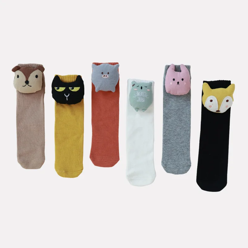 Дышащие трикотажные бесшовные детские носки с ушками на весну и лето
