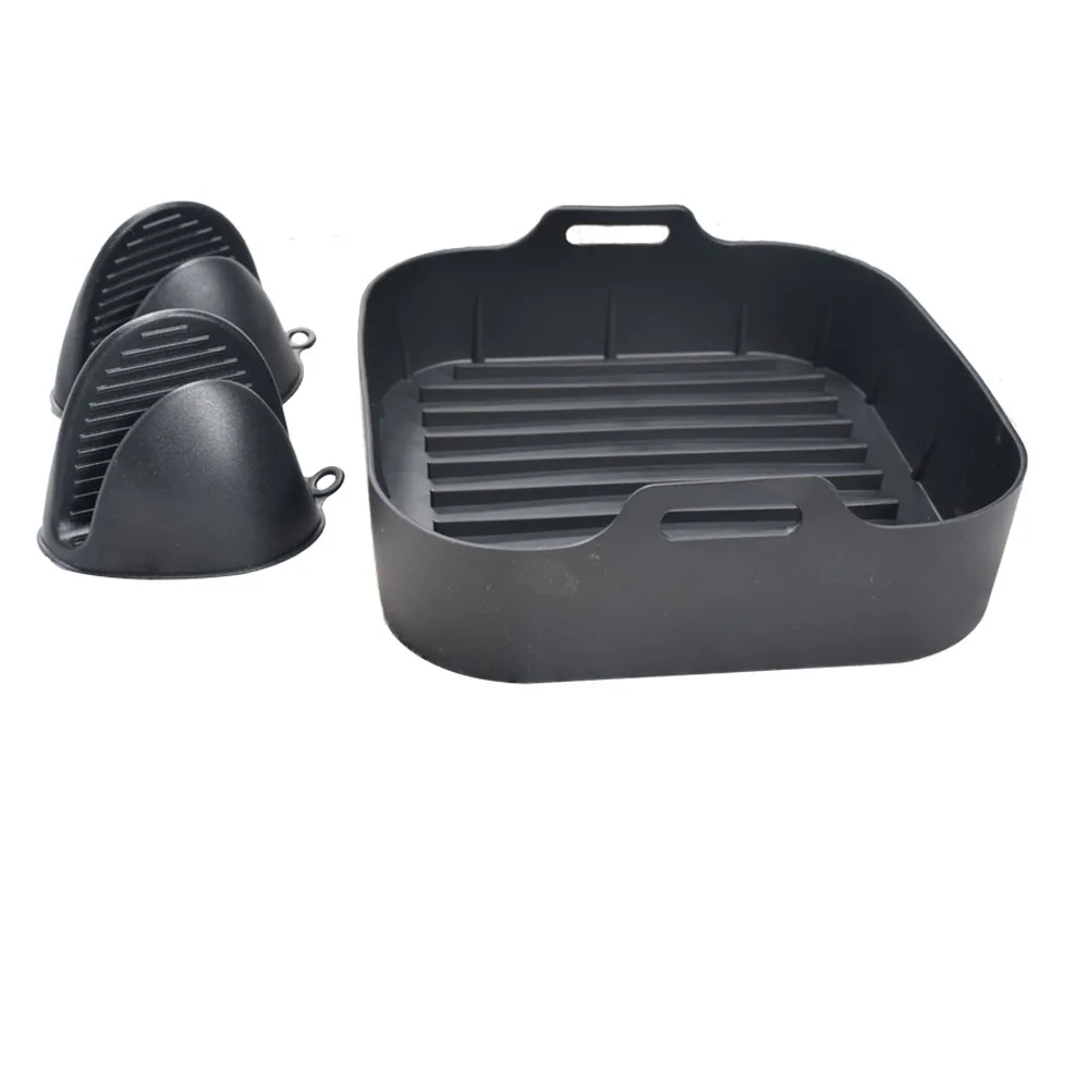 20cm Air Fryer Liners Silicone Mat Silicone Air Fryer Mats Air Fryer Silicone Pot