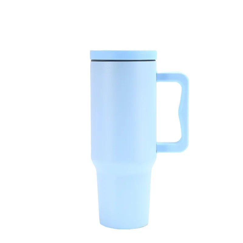 Mikenda Metal thermos 40OZ mug American style 304 stainless steel straw Ice Bar Car cup