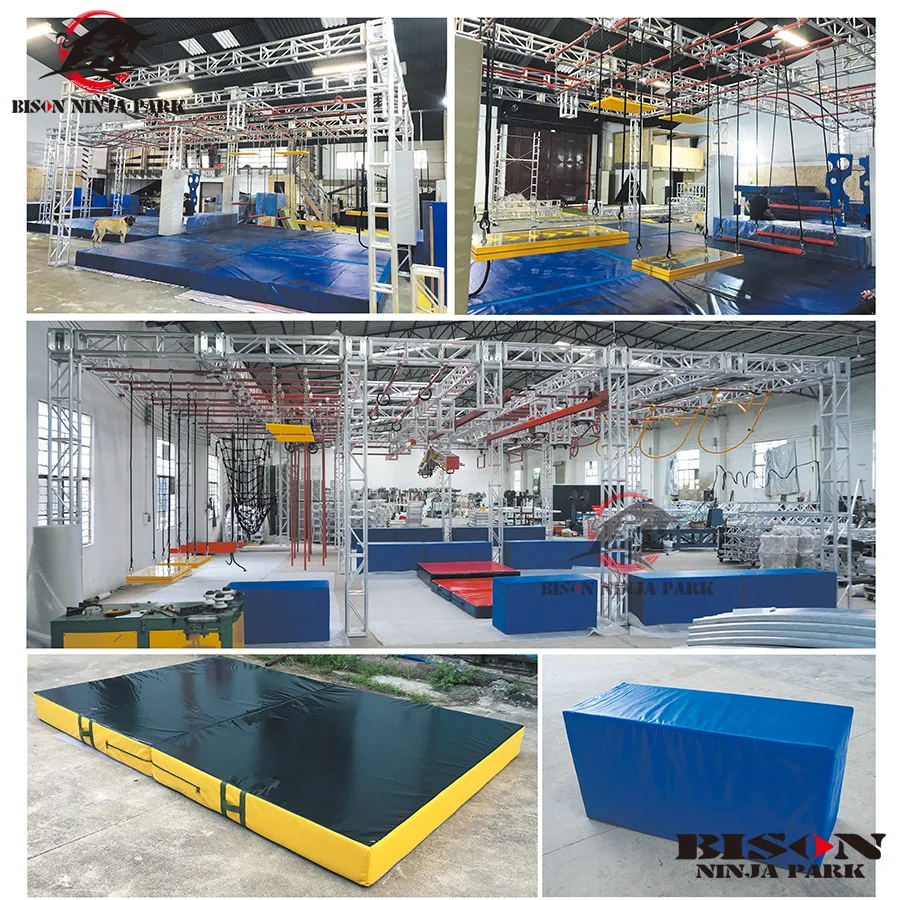 
waterproof aluminum kids small outdoor indoor playground obstacle course 
