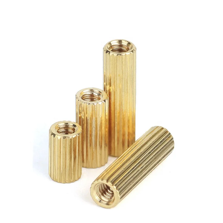 Латунная медная накатанная муфта M2 M3 M4 M5 круглая 316 M14