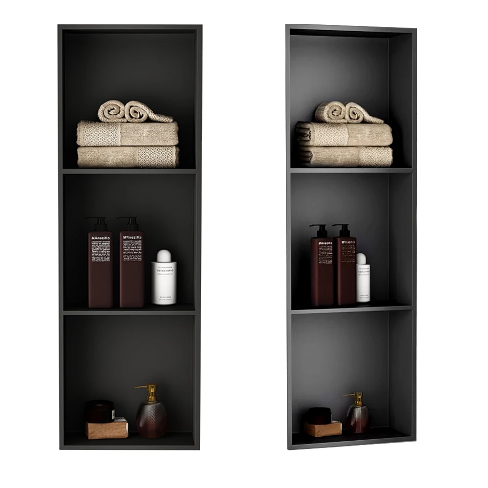 Customizable Handmade Stainless Steel Easy Installation Shower Wall Recessed Niche