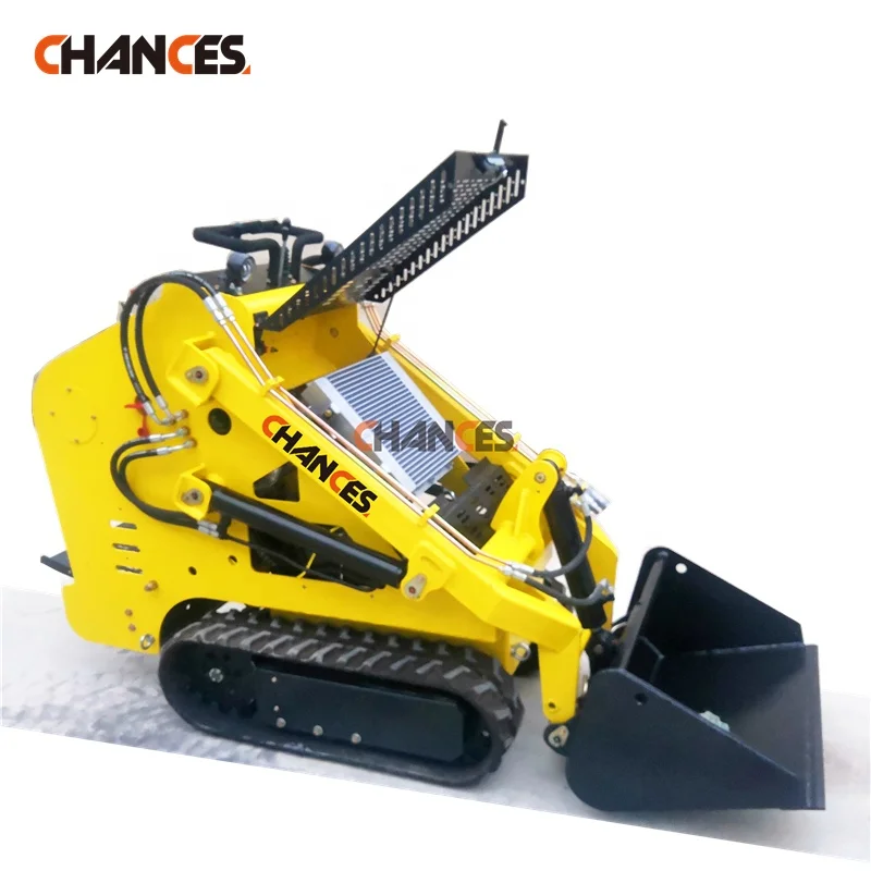 China mini compact crawler loader 23hp Vanguard Honda Kohler Rato mini skid steer loader with attachments better than old 323