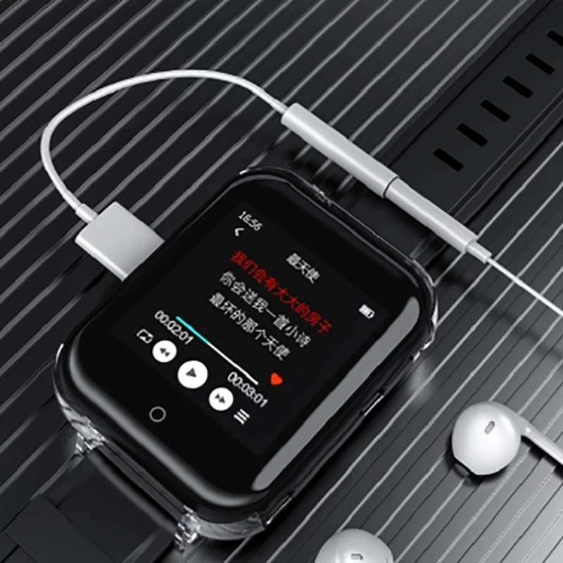 Mp3-плеер RUIZU M8 BT металлический встроенный динамик шагомер FM-радио запись электронная книга часы мини-музыкальный плеер без
