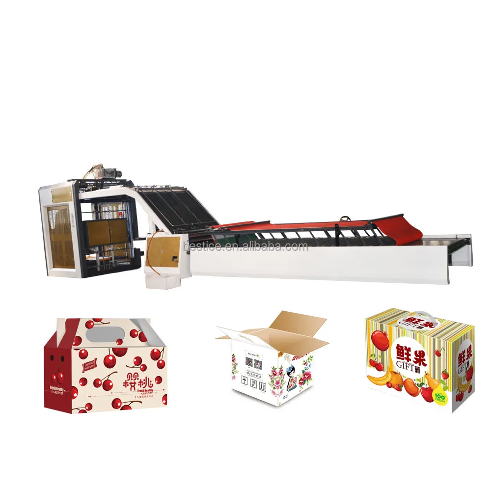 High Quality Auto Flute Laminating machine for Carton Box Printed Paper and Corrugated Cardboard Glue Laminator