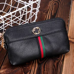 guangzhou fashion oem long cash envelope women money credit card coin pu custom hand purse