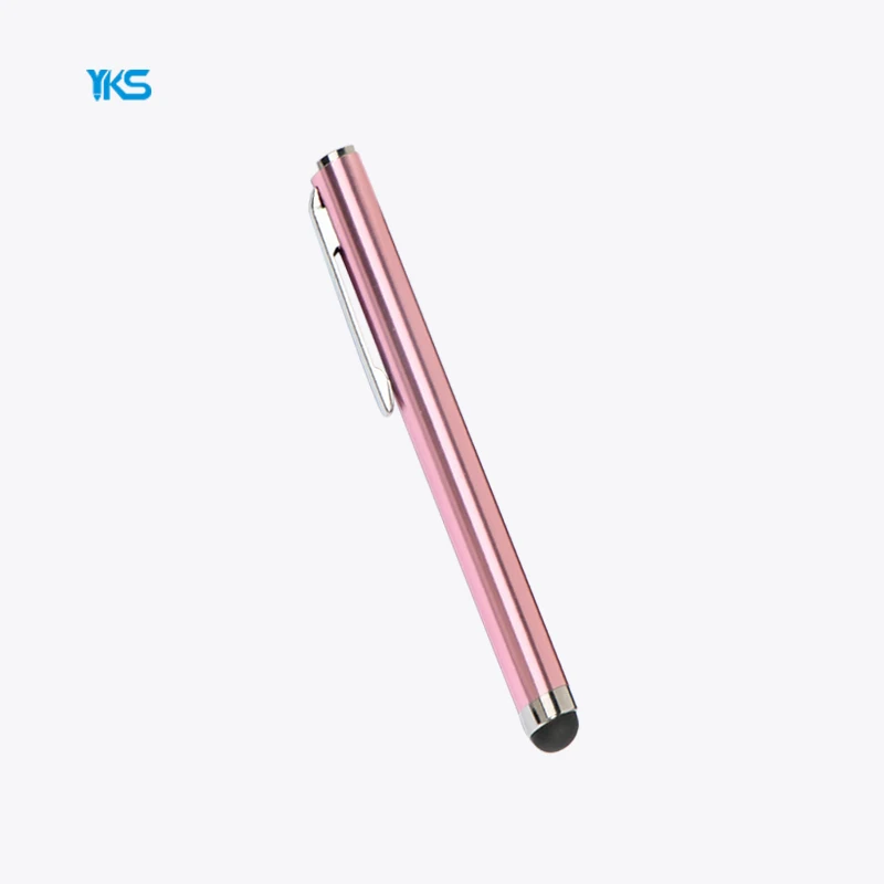 Mesh fiber stylus with logo, metal capacitive pen, suitable for all capacitive screen smartphones and tablets