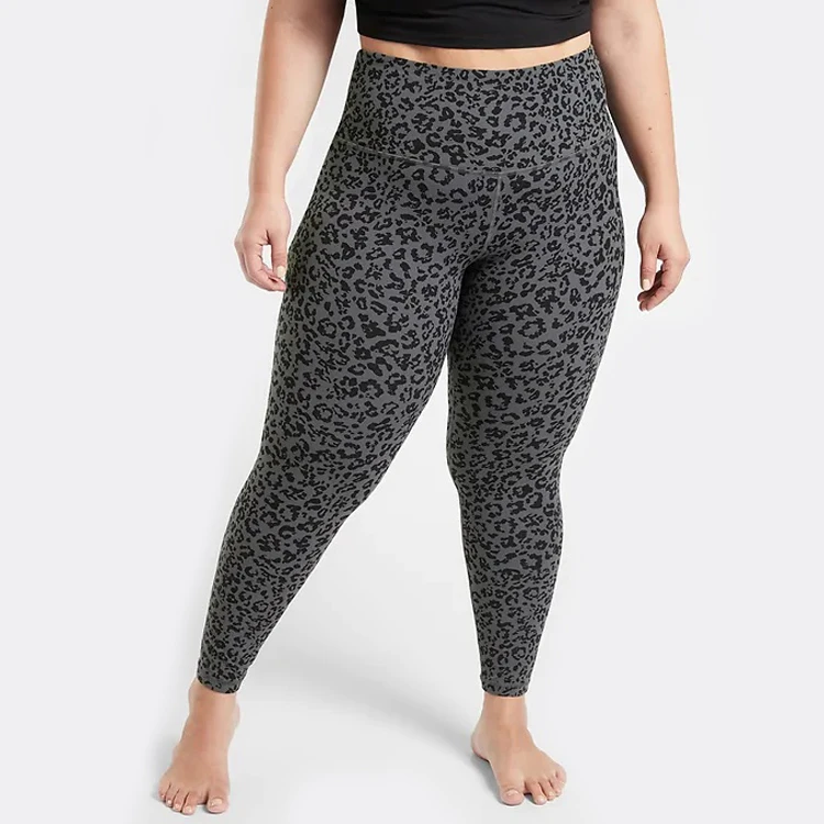 2022 animal print leopard plus size women clothing 4xl 5xl 6xl 7xl yoga pants plus size