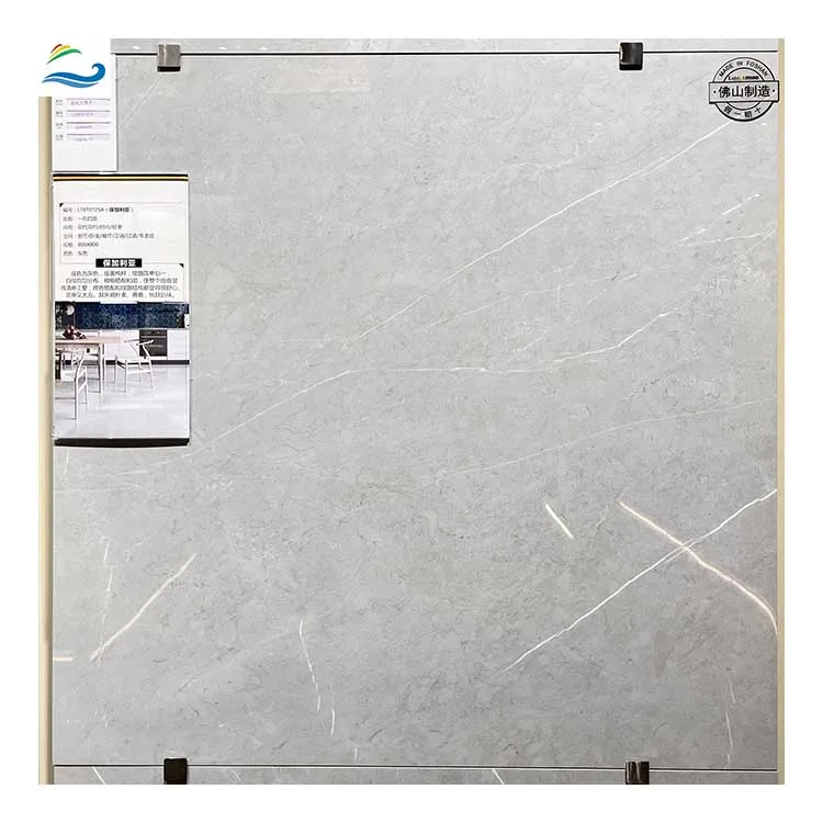 Marble Floor Tiles Light Gray Full Polished Glazed Porcelain Ceramic Living Room Flooring Wall Tile