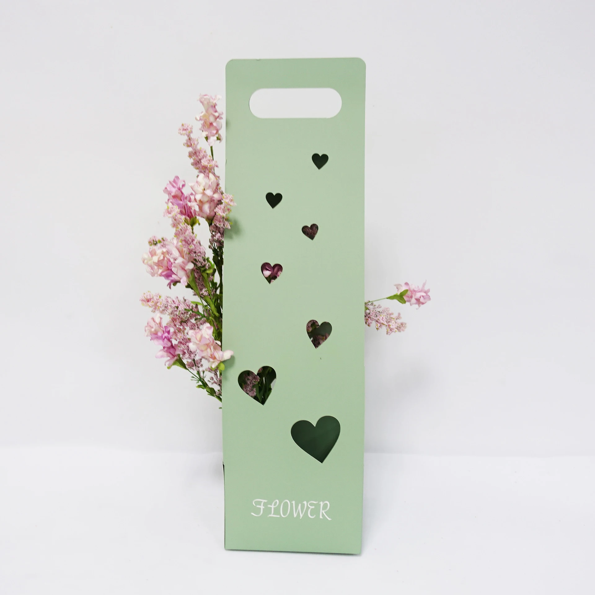 Custom Retail Fresh Flower Packaging Gift Shopping Decorative Paper Tote Bags