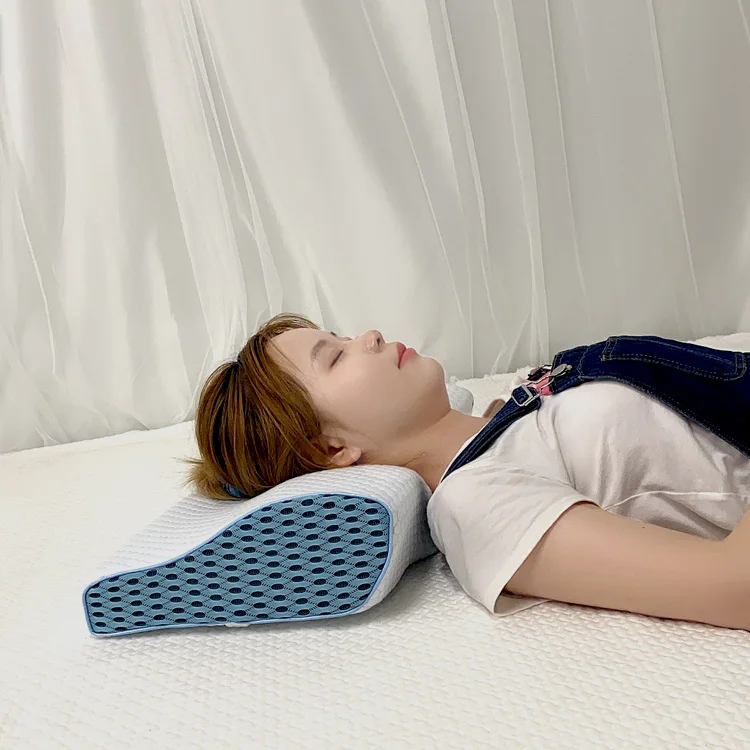 Neck profile Ergonomics Orthopaedics custom cervical spine bed memory foam pillow for comfortable sleep