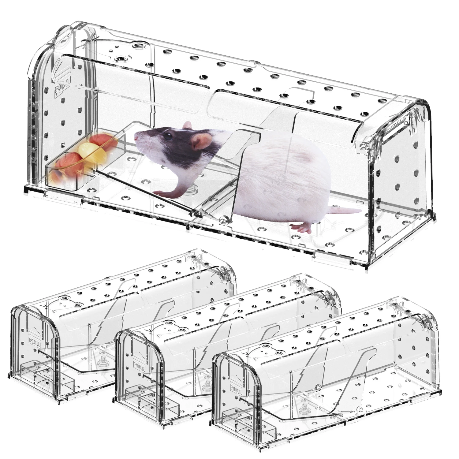 Hot Selling 2024 Latest Version Humane Mouse Trap AR04E PRO Smart Mouse Traps No Kill Pest Control Rodent Mice Rats Trap