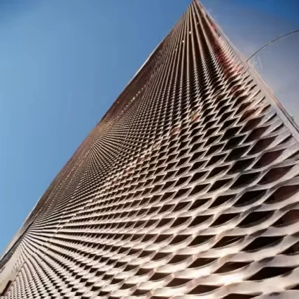 Powder Coating Aluminum Expanded Mesh Metal for Hang Ceiling/ Curtain Wall