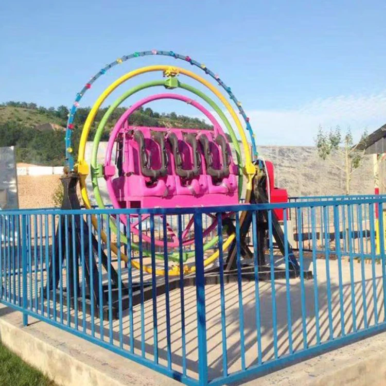 adult theme park 6 seats rotating ride other amusement park rides customized products space ring rotating ride For Sale