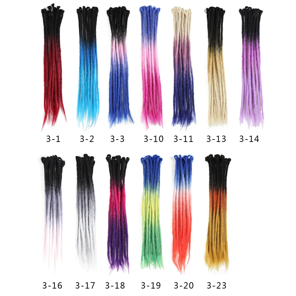 Hot Sale Dread lock Crochet Braids Hair Synthetic Dreadlocks Extensions For Black Hair Private Label Faux Dreadlocks