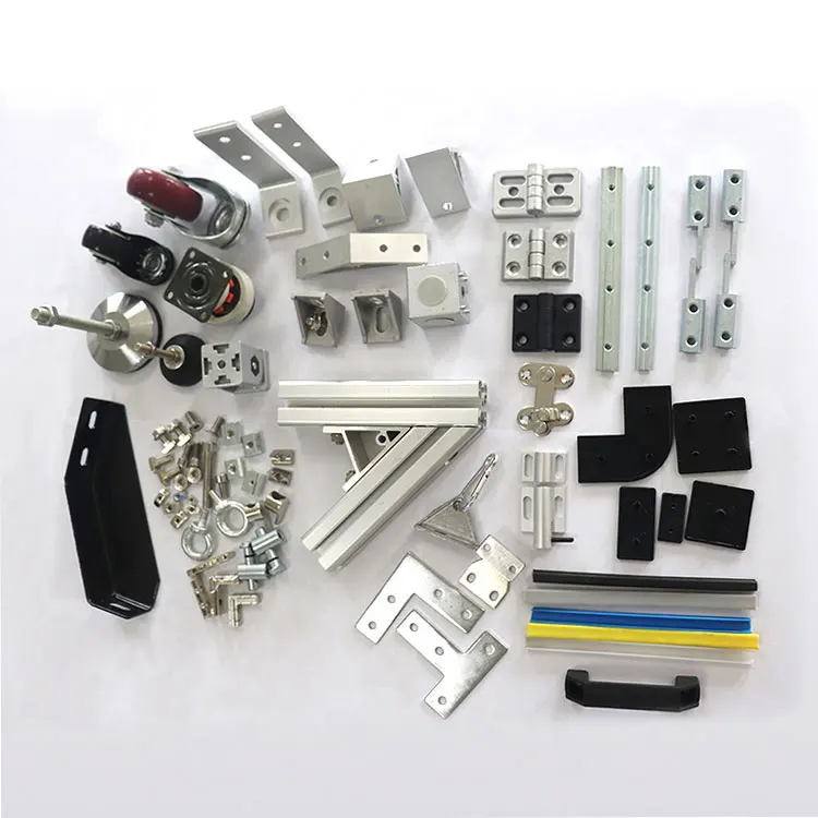 Крепежные используемые с Т-образным болтом и фланцевой гайкой прочные прямоугольные соединители принадлежат алюминиевым профилям аксессуарам