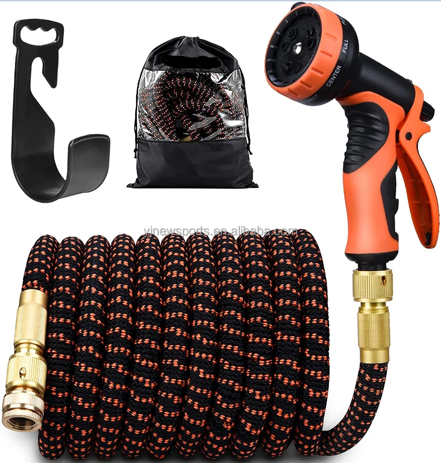 New Retractable High Pressure Car Wash Outdoor Garden Water Guns Hoses Garden Hoses & Reels