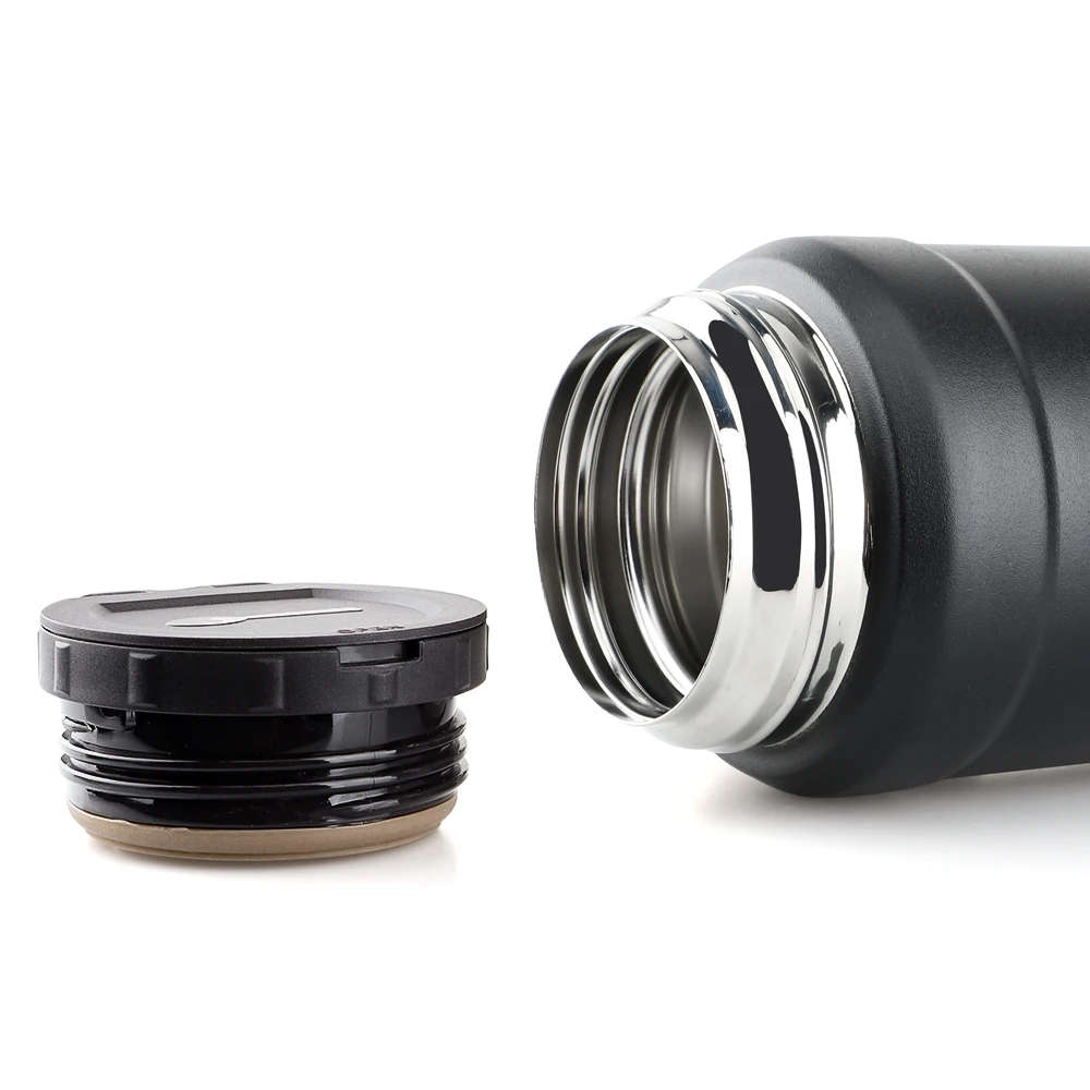 316 High Quality 800ml Double Walled Food Flask with Spoons and canvas bags