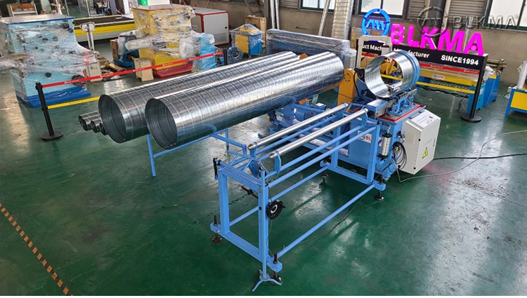 BLKMA Round Pipe Spiro tube former and Spiral air duct making machine