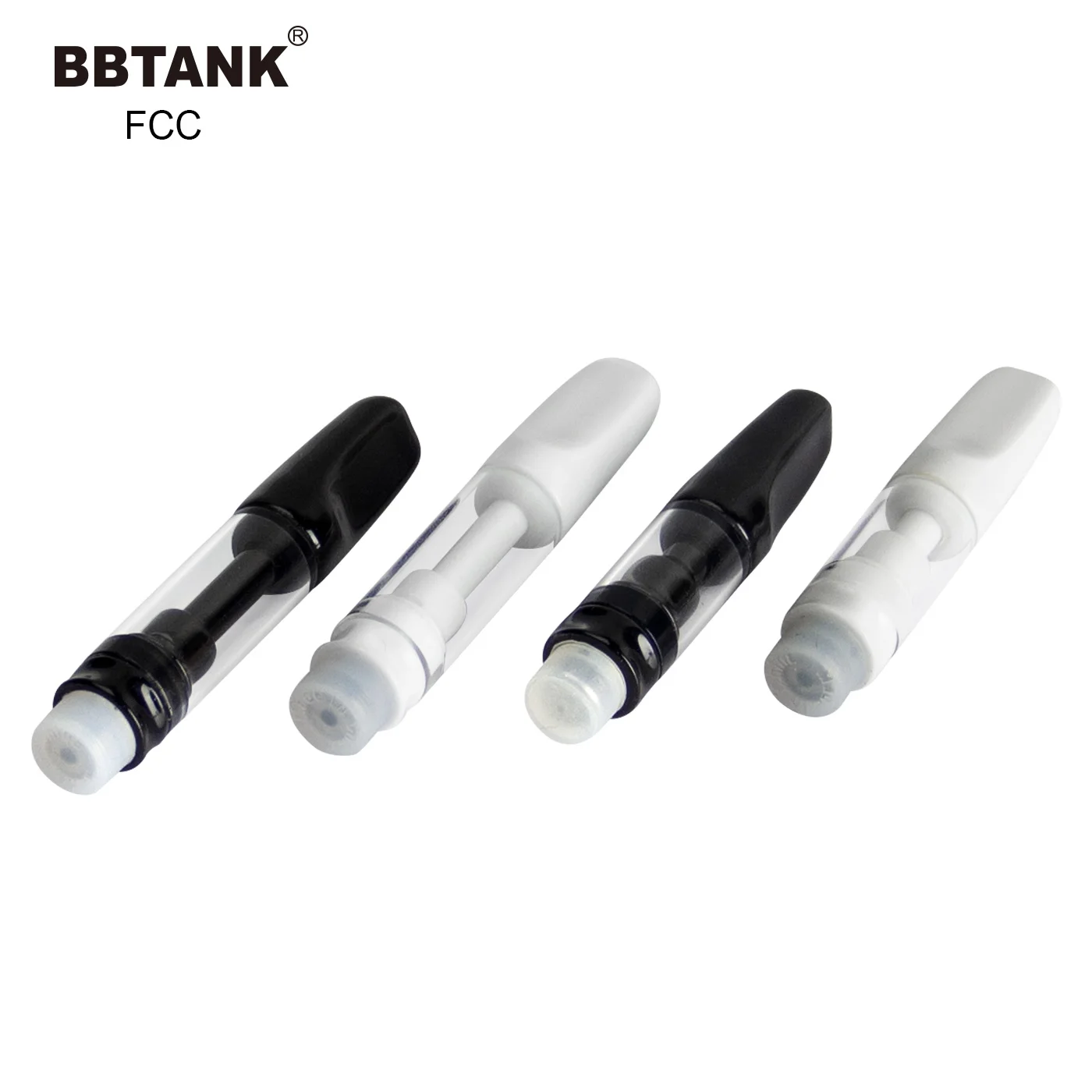 BBTANK FCC Full Ceramic 510 Thread CBD Thick Oil Cartridge 1 ml 0.5 ml Vape Pen Cartridge With Packaging Box