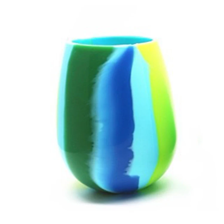China Factory Custom Magic Color Silicone Wine Beer Cup Glass