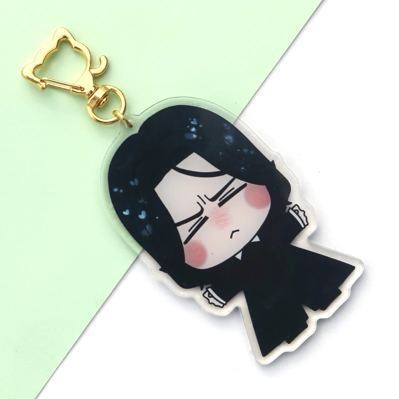 Cheap Promotional Custom Car Logo Hello Unicorn Kitty Keychain Cartoon Clear Acrylic Designer Keychains