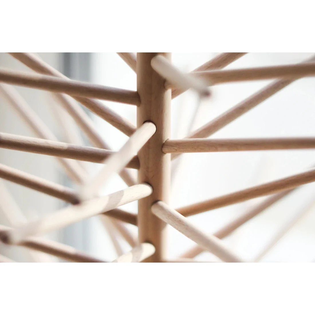 Eco Friendly Sustainably Handcrafted Home Decoration Modern Scandinavian Minimalist Wooden Christmas Tree