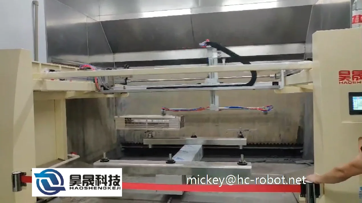 automatic spray painting robot manufacture machine for plastic shell (air conditioner, notebook, computer, TV )