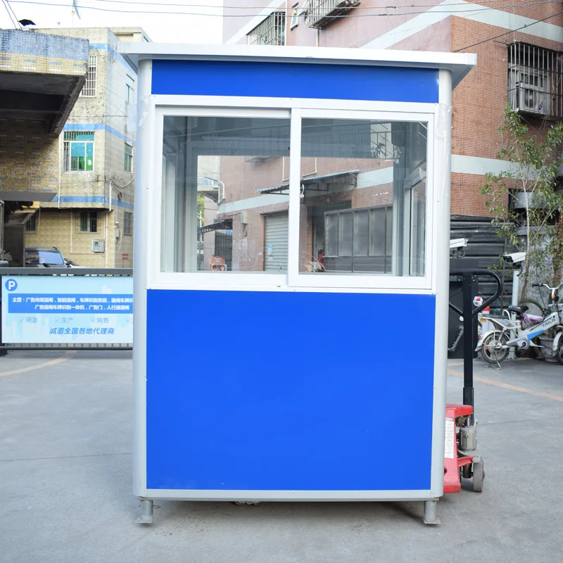 WinFair Tiny House Guard Shack Steel Structure Suppliers Color Steel Sentry Box Customization Guard House For Sale