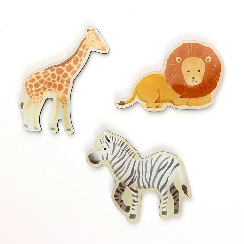 Cartoon Pattern Fridge Magnets Refrigerator Acrylic Fridge Sticker Acrylic Charms Wholesale Custom Printed Anime Magnets