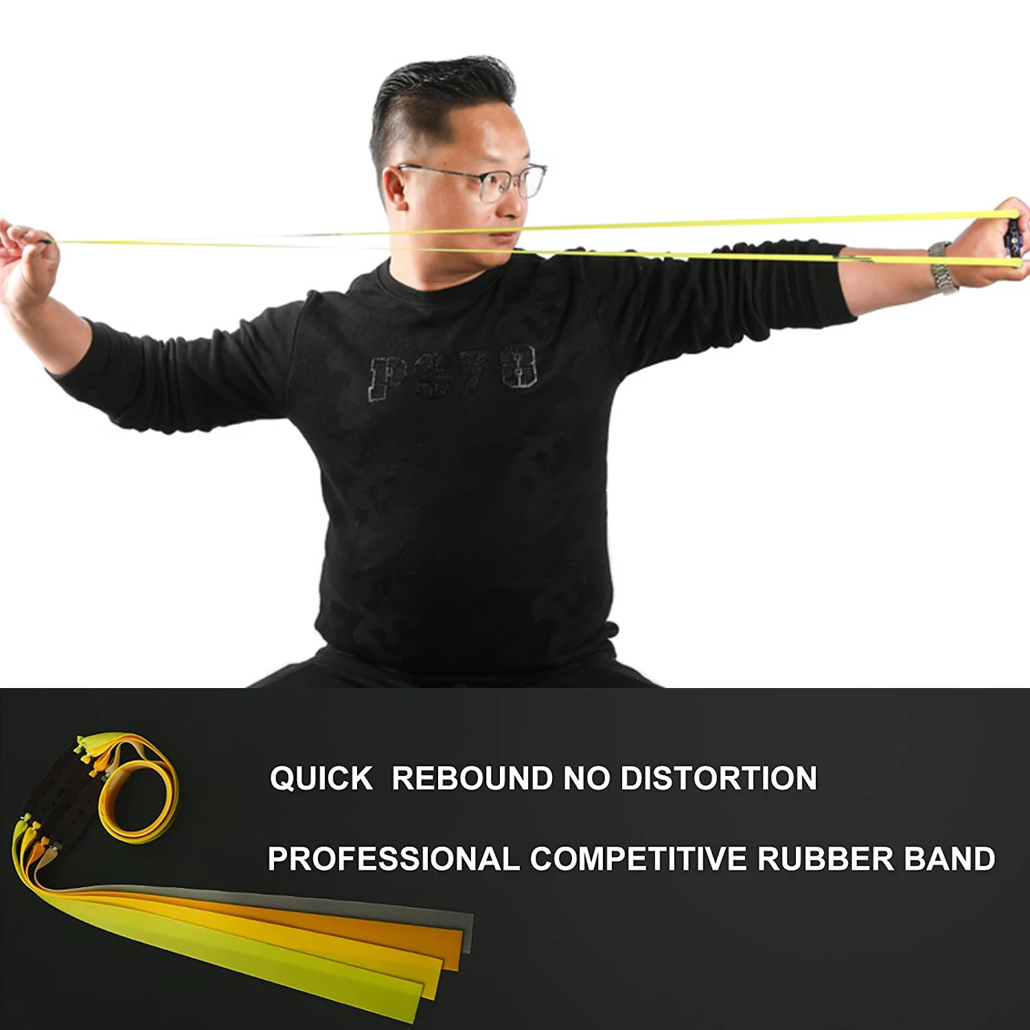 GEDENG slingshot tube band flat rubber powerful for slingshot banding steel bench press