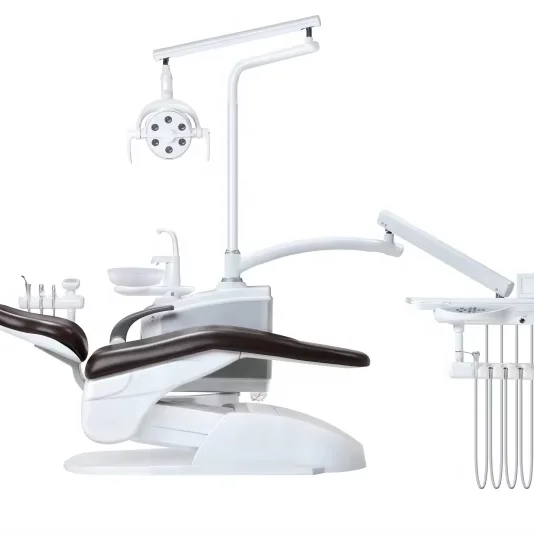 Best Sale Economical Dental Chair with Stool Hospital Bed Equipped Dental Unit