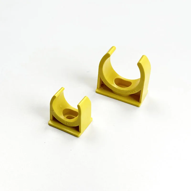 BS Standard Electrical Fitting Pvc Plastic Tube Cable U Type Clip High Quality Pvc Pipe Clamps