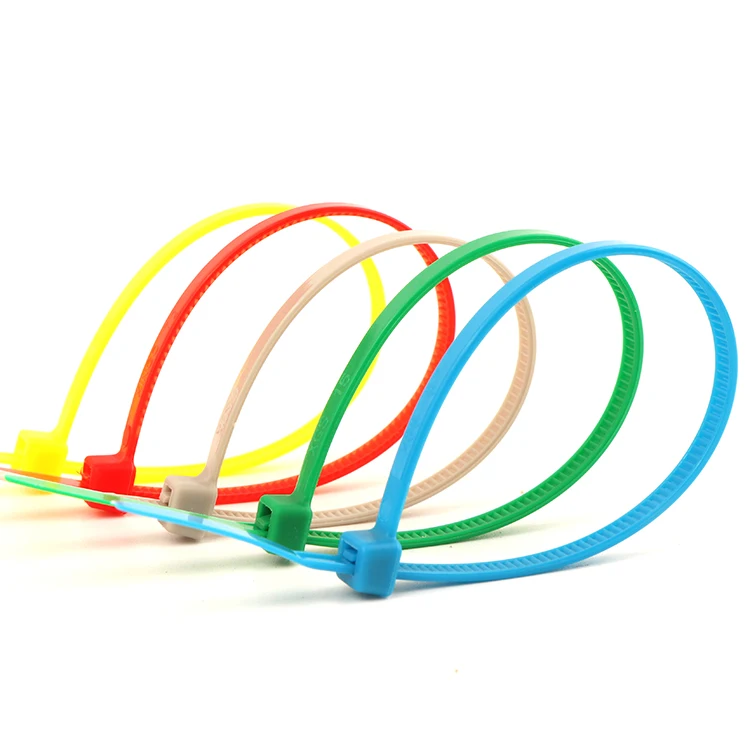 High quality nylon 66 reusable automatic zip plastic cable tie mount cable ties