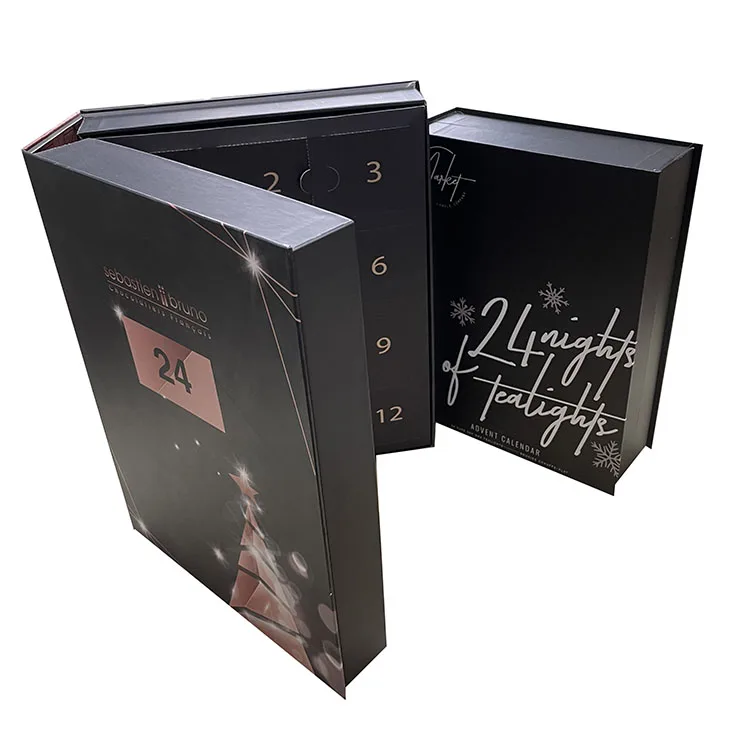 luxury handmade empty advent christmas calendars with blister