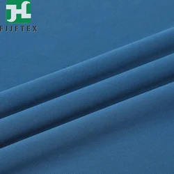 Free Sample Solid 100% Polyester interweave fabric Blue 250gsm 180cm roma jersey fabric