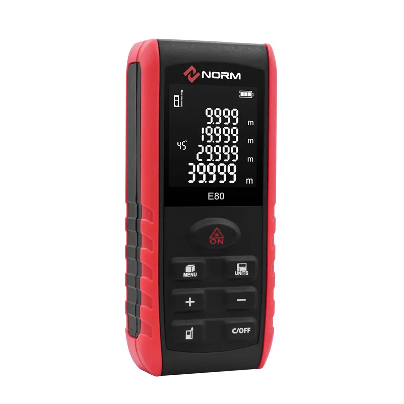 Digital Laser Tape Measure 80m Laser Rangefinder Accurate Distance Meter Construction laser RangeFinder