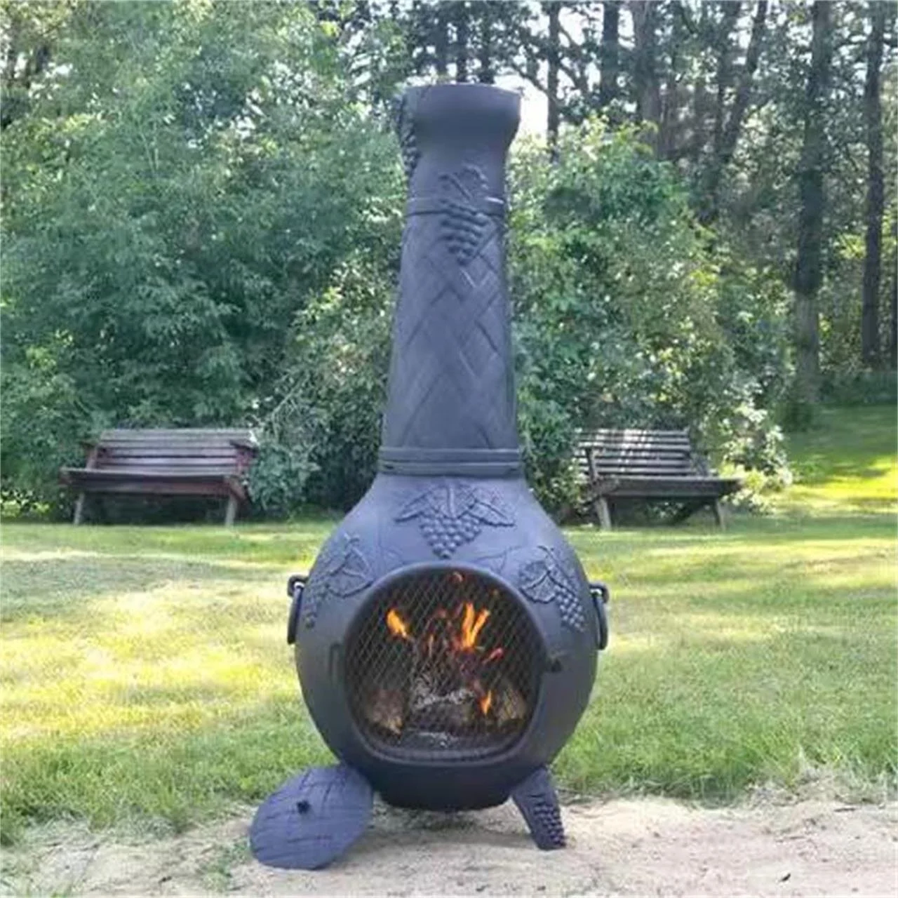 China Julin makes mini Cast Iron Chiminea Outdoor Chiminea