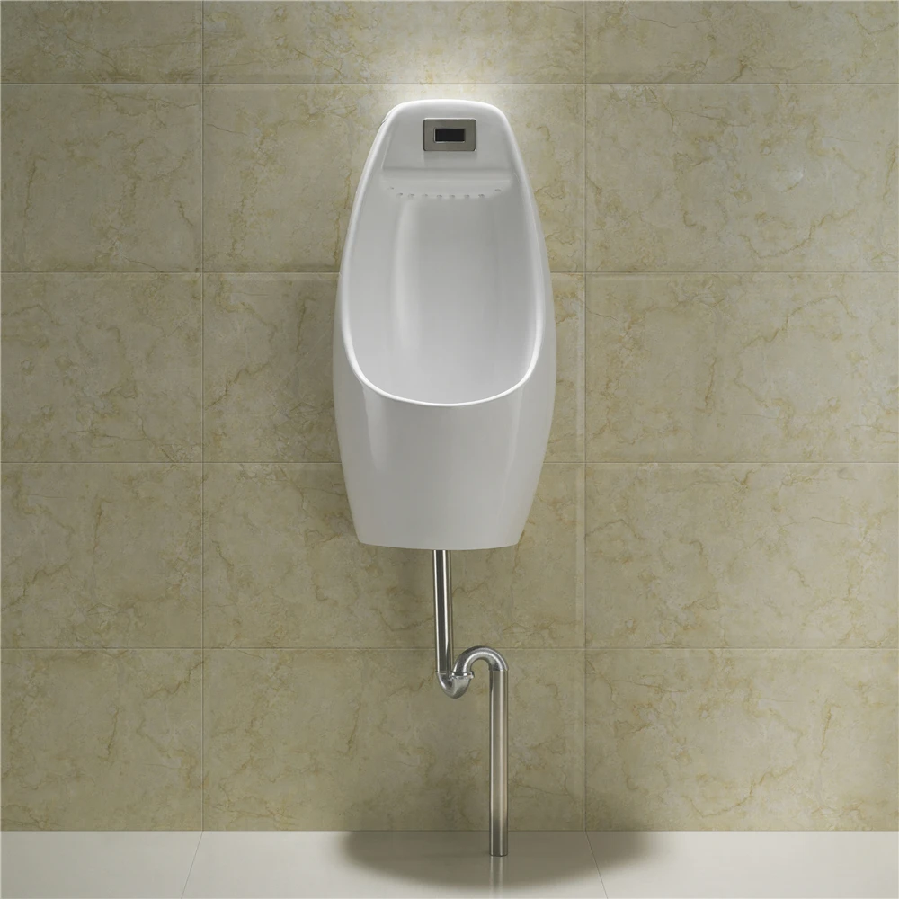 
China high quality bathroom ceramic auto flush sensor wall hung urinal for sale 